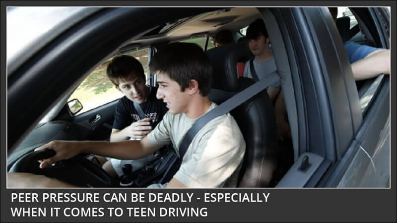 peer pressure and teen driving
